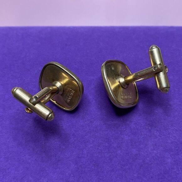 💛 Vintage Hayward 12k Gold Filled Hook Fly Fishing Cuff Links - Picture 3 of 5